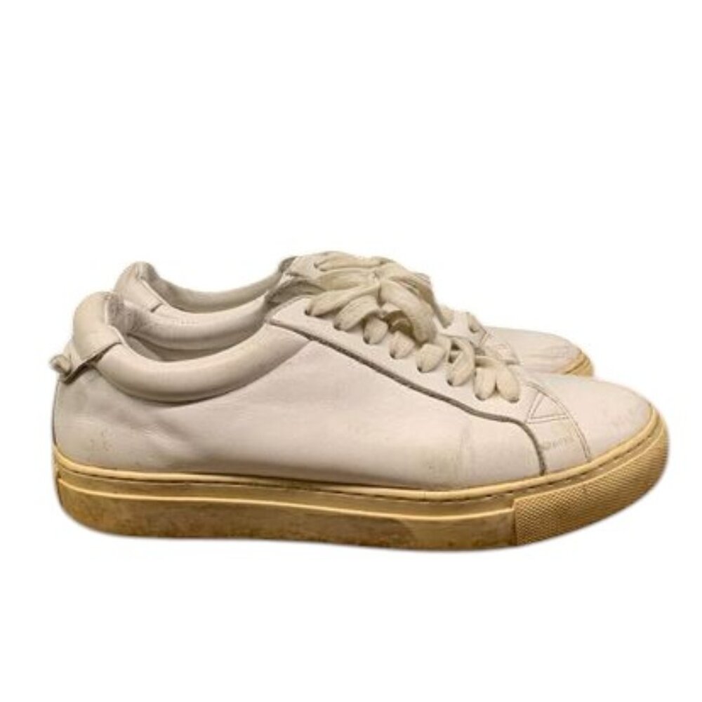 Givenchy Urban Street Sneakers Women’s 6 White Leather Low Top Made in Italy – F
